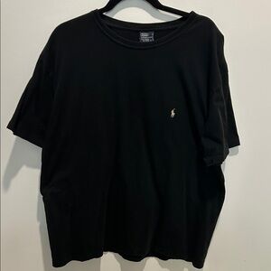 Polo by Ralph Lauren Black Short Sleeve Crew Tee with Embroidered Pony